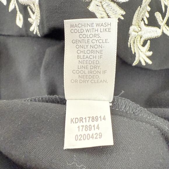 J.Jill x Christian Siriano Midi Dress 3X Embroidered Ponte Knit Preppy Feminine - Picture 10 of 16